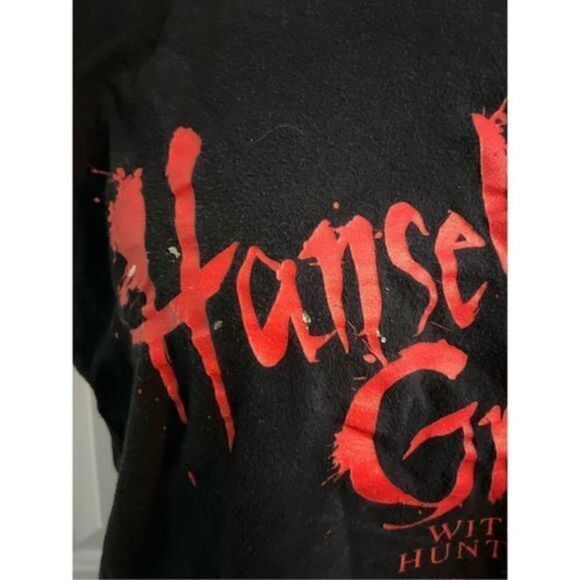 Hansel and Gretel Movie Promo Black Short Sleeve T-Shirt. Size Medium. - Picture 2 of 3